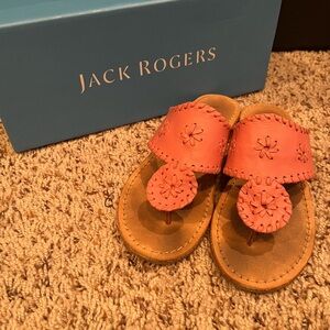 Girls Jack Rogers Pink Sandals